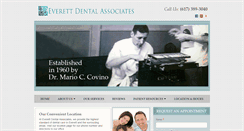 Desktop Screenshot of everettdentalassociates.com